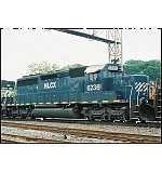 An HLCX leasor on an NS train.